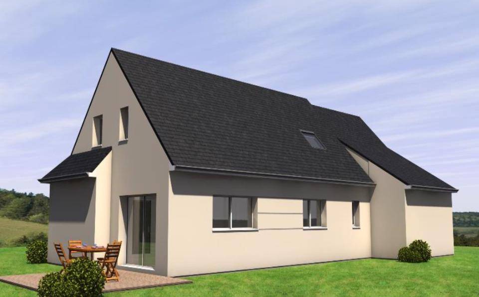 Programme terrain + maison à Verrières-en-Anjou en Maine-et-Loire (49) de 120 m² à vendre au prix de 304000€ - 2