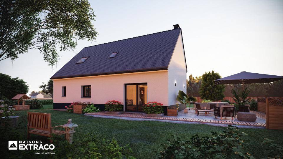 Programme terrain + maison à Terres de Bord en Eure (27) de 105 m² à vendre au prix de 242900€ - 2