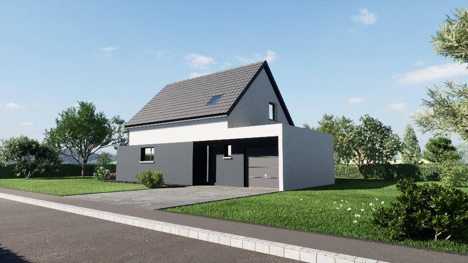 Programme terrain + maison à Bouxwiller en Bas-Rhin (67) de 94 m² à vendre au prix de 295000€ - 1