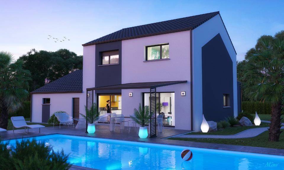 Programme terrain + maison à Sainte-Barbe en Moselle (57) de 130 m² à vendre au prix de 379000€ - 2