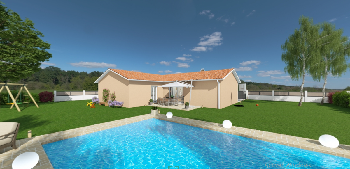 Programme terrain + maison à Saint-Maurice-de-Rémens en Ain (01) de 93 m² à vendre au prix de 269000€ - 3