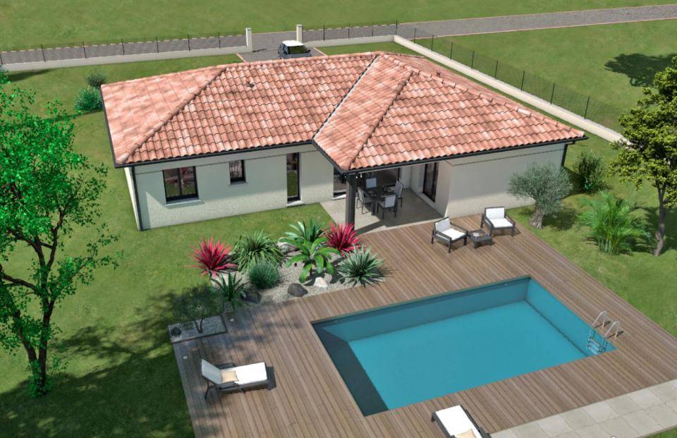 Programme terrain + maison à Viviers-lès-Montagnes en Tarn (81) de 112 m² à vendre au prix de 254872€ - 3
