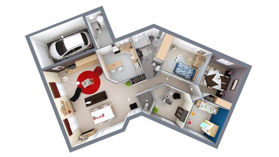 Programme terrain + maison à Mouliets-et-Villemartin en Gironde (33) de 95 m² à vendre au prix de 235874€ - 3