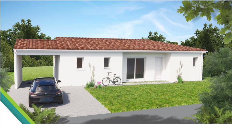 Programme terrain + maison à Saint-Vaize en Charente-Maritime (17) de 125 m² à vendre au prix de 281000€ - 1