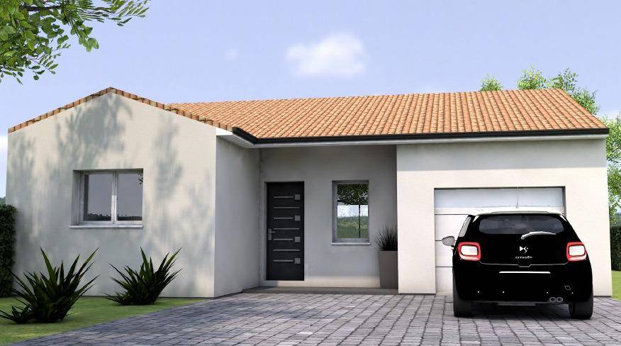 Programme terrain + maison à Cholet en Maine-et-Loire (49) de 92 m² à vendre au prix de 299500€ - 1