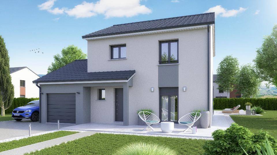 Programme terrain + maison à Dieulouard en Meurthe-et-Moselle (54) de 100 m² à vendre au prix de 259000€ - 1