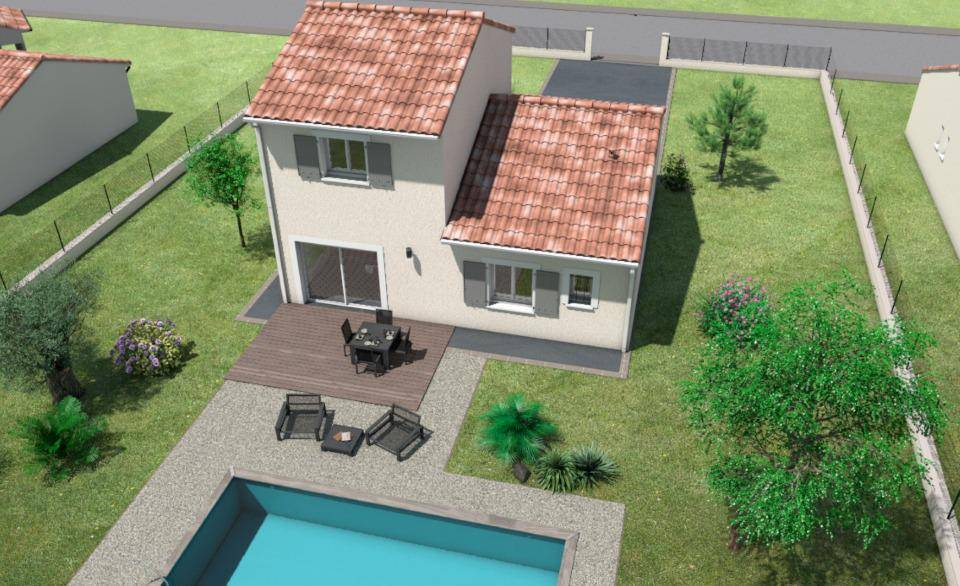 Programme terrain + maison à Montady en Hérault (34) de 85 m² à vendre au prix de 284700€ - 3
