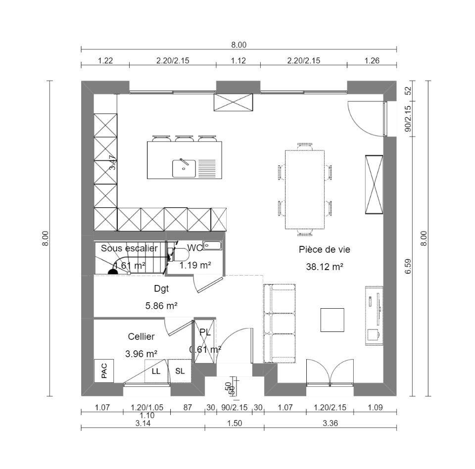 Programme terrain + maison à Wambaix en Nord (59) de 100 m² à vendre au prix de 229000€ - 4