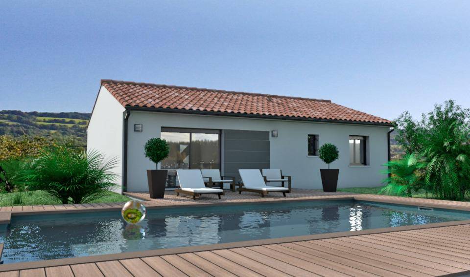 Programme terrain + maison à Mascarville en Haute-Garonne (31) de 82 m² à vendre au prix de 297889€ - 2