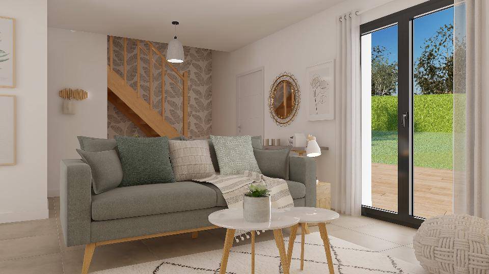 Programme terrain + maison à Flers-en-Escrebieux en Nord (59) de 92 m² à vendre au prix de 235310€ - 2