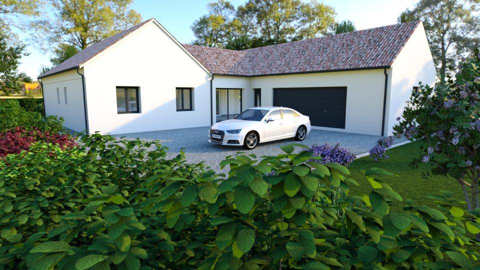Programme terrain + maison à Baugy en Cher (18) de 114 m² à vendre au prix de 265000€ - 1