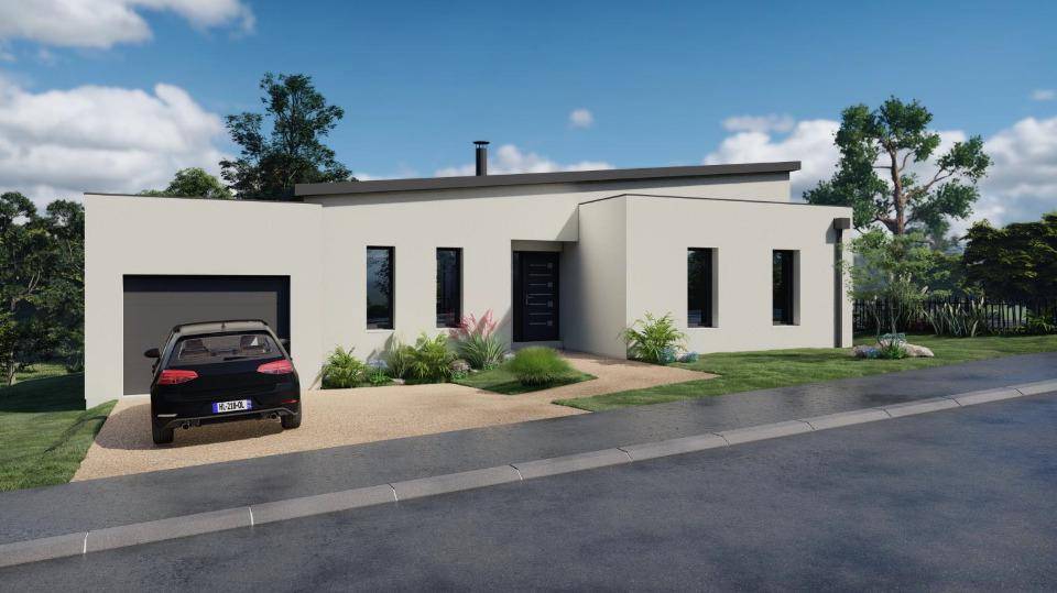 Programme terrain + maison à Écouflant en Maine-et-Loire (49) de 125 m² à vendre au prix de 331500€ - 1