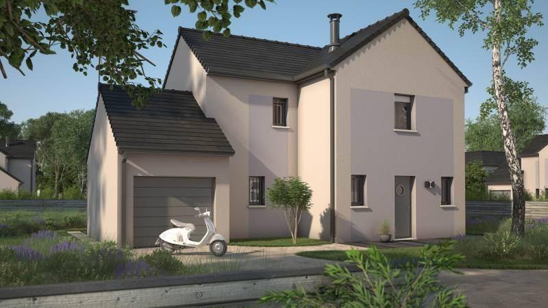 Programme terrain + maison à Mesnières-en-Bray en Seine-Maritime (76) de 90 m² à vendre au prix de 206000€ - 1