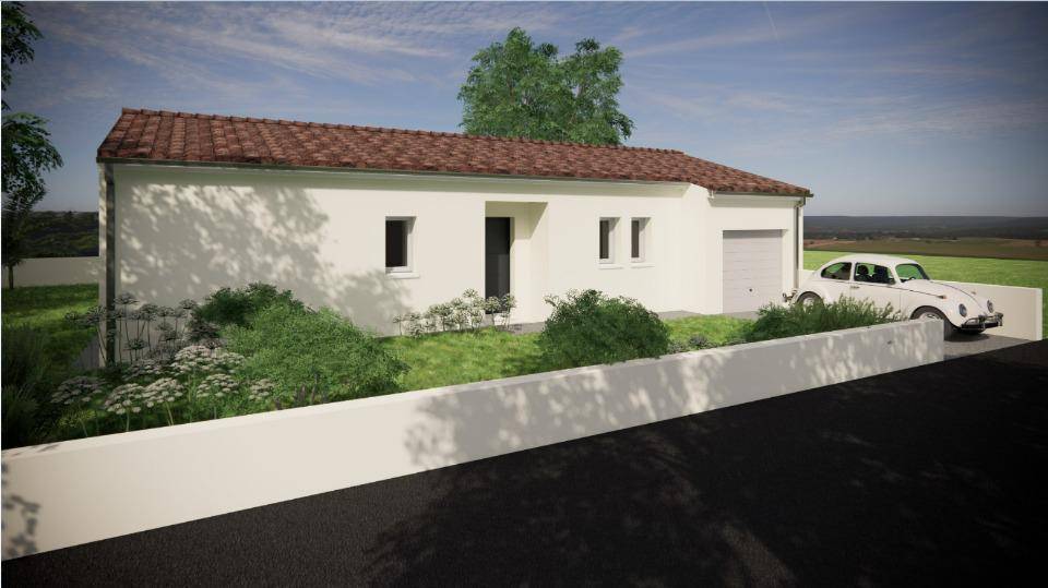 Programme terrain + maison à Saint-Vaize en Charente-Maritime (17) de 80 m² à vendre au prix de 197000€ - 2