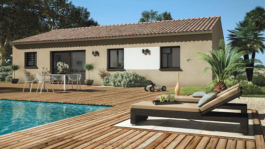 Programme terrain + maison à Cournonterral en Hérault (34) de 95 m² à vendre au prix de 389900€ - 1
