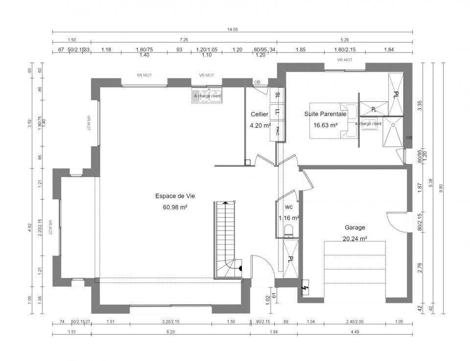 Programme terrain + maison à Thue et Mue en Calvados (14) de 125 m² à vendre au prix de 299900€ - 3