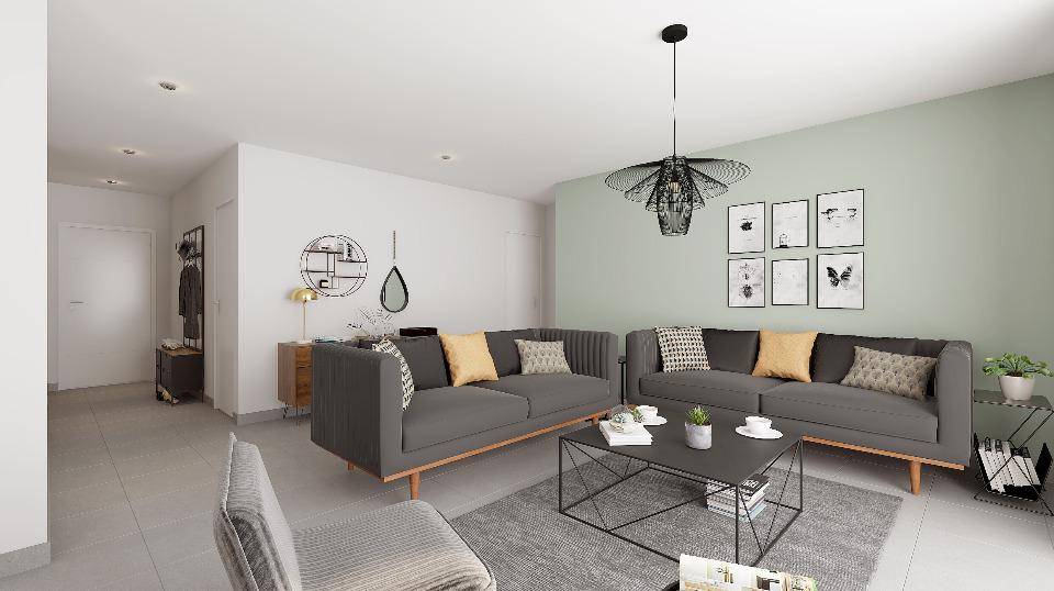 Programme terrain + maison à Roncherolles-en-Bray en Seine-Maritime (76) de 85 m² à vendre au prix de 309000€ - 4