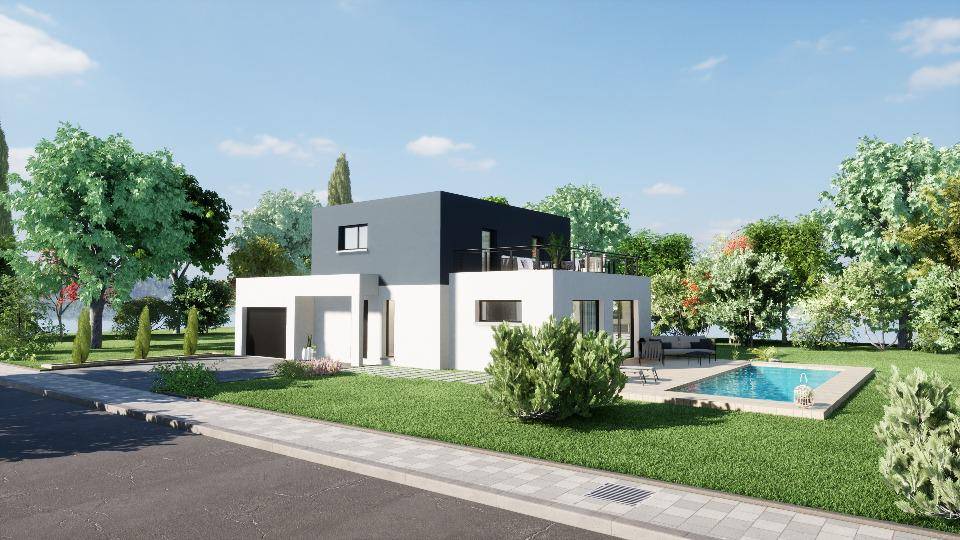 Programme terrain + maison à Leutenheim en Bas-Rhin (67) de 118 m² à vendre au prix de 385000€ - 1