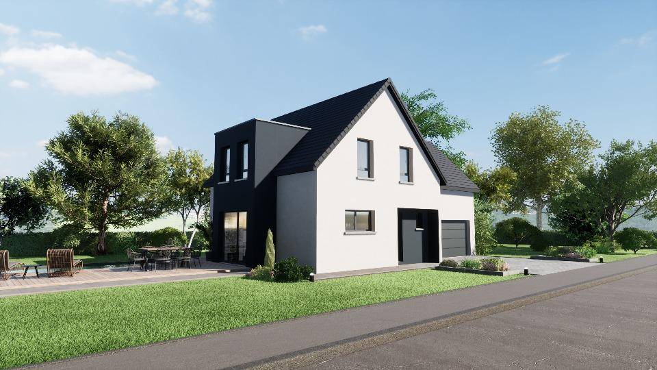 Programme terrain + maison à Plaine en Bas-Rhin (67) de 130 m² à vendre au prix de 356500€ - 3