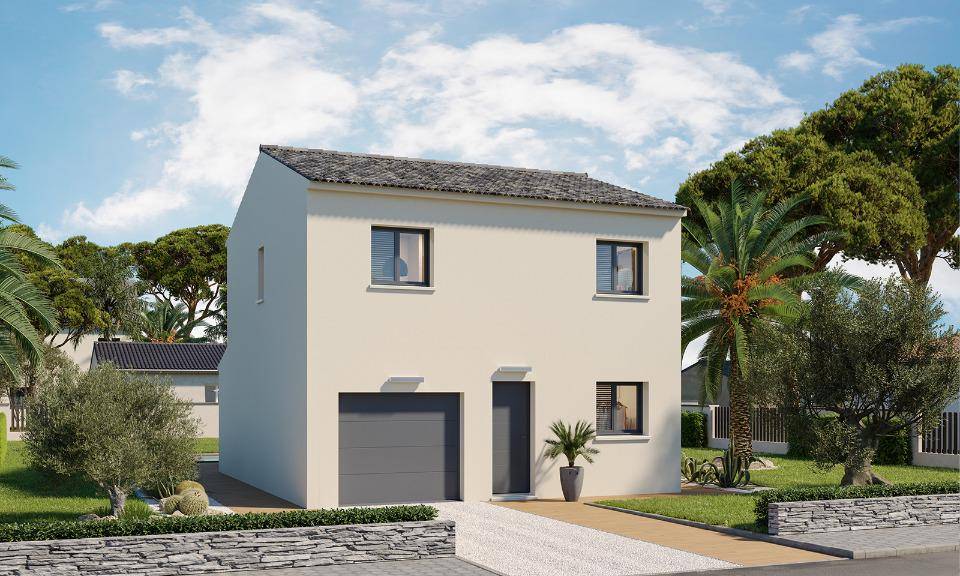 Programme terrain + maison à La Roque-d'Anthéron en Bouches-du-Rhône (13) de 82 m² à vendre au prix de 340000€ - 1
