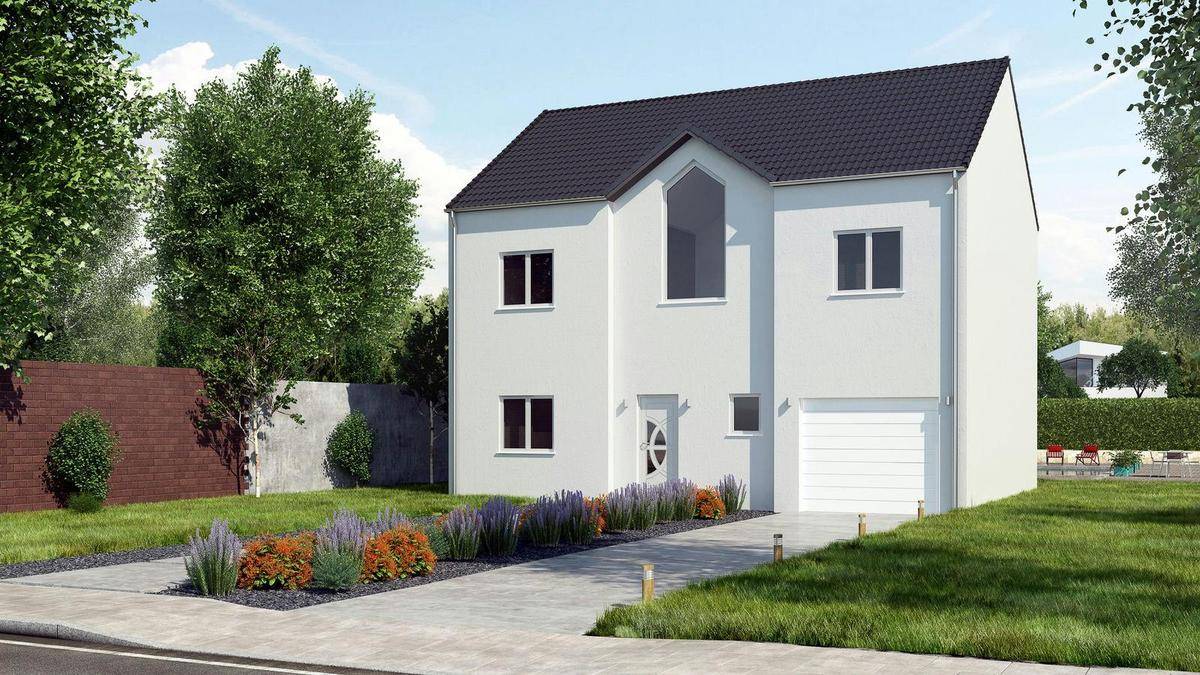 Programme terrain + maison à Vandières en Meurthe-et-Moselle (54) de 110 m² à vendre au prix de 272211€ - 1