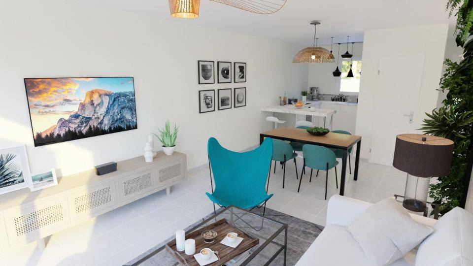 Programme terrain + maison à Vagnas en Ardèche (07) de 60 m² à vendre au prix de 185800€ - 3