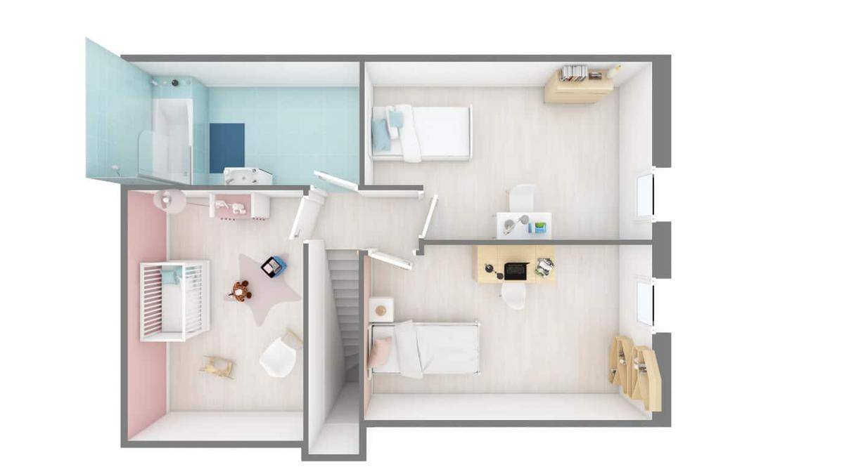 Programme terrain + maison à Ougney en Jura (39) de 110 m² à vendre au prix de 220300€ - 4