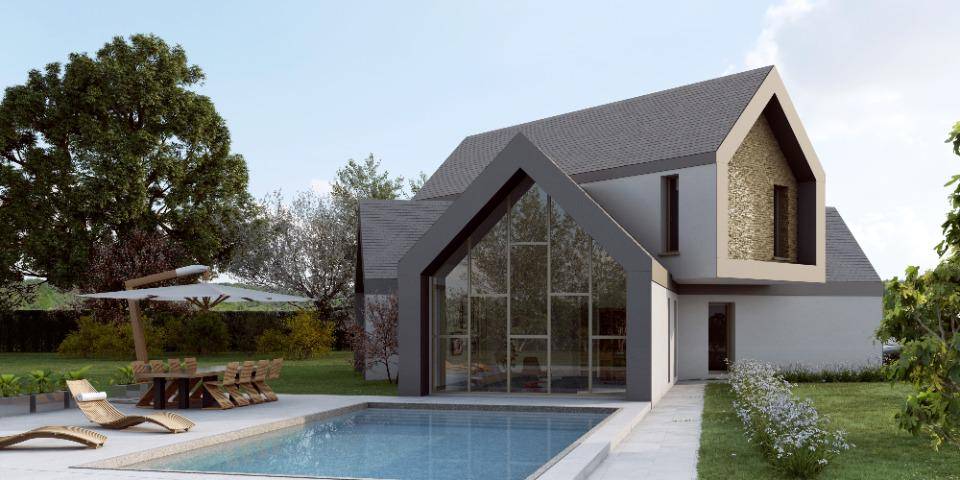 Programme terrain + maison à Houssen en Haut-Rhin (68) de 156 m² à vendre au prix de 684000€ - 2