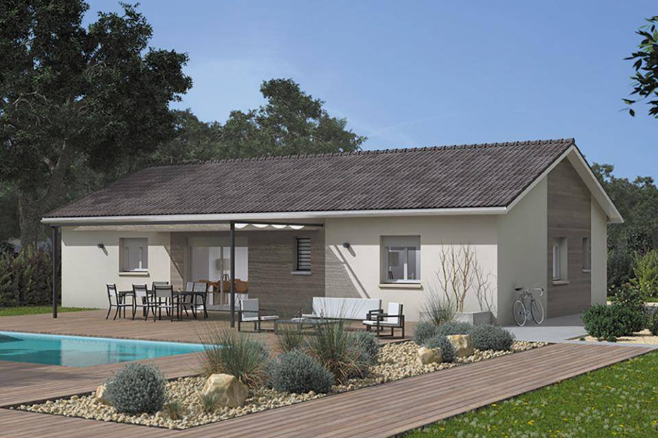 Programme terrain + maison à Bellegarde-en-Forez en Loire (42) de 80 m² à vendre au prix de 265000€ - 2