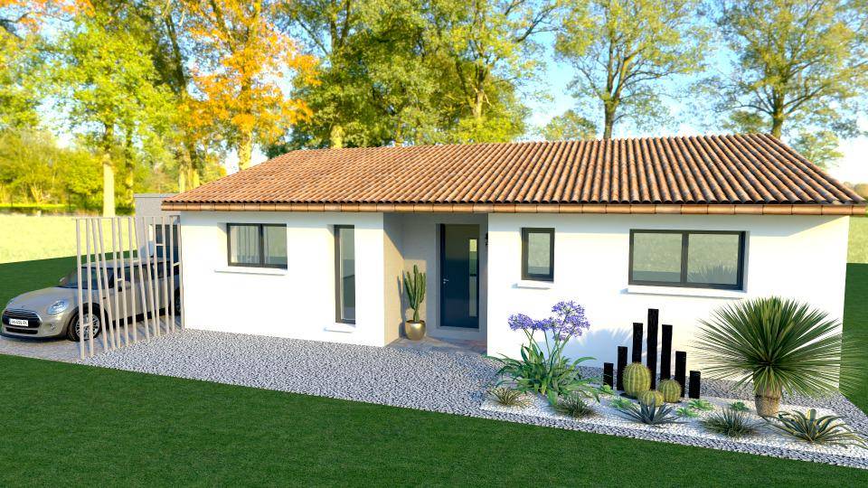 Programme terrain + maison à Espira-de-l'Agly en Pyrénées-Orientales (66) de 90 m² à vendre au prix de 298000€ - 1