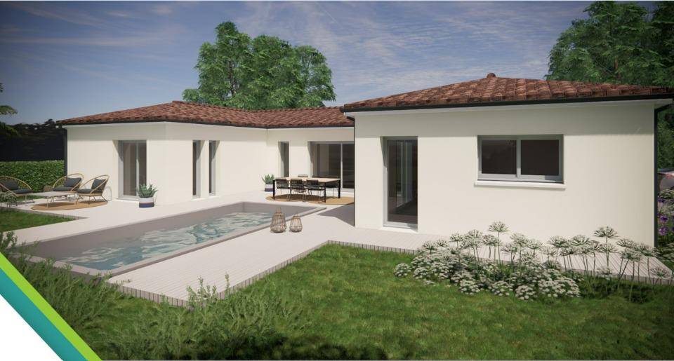 Programme terrain + maison à Cozes en Charente-Maritime (17) de 120 m² à vendre au prix de 324000€ - 1