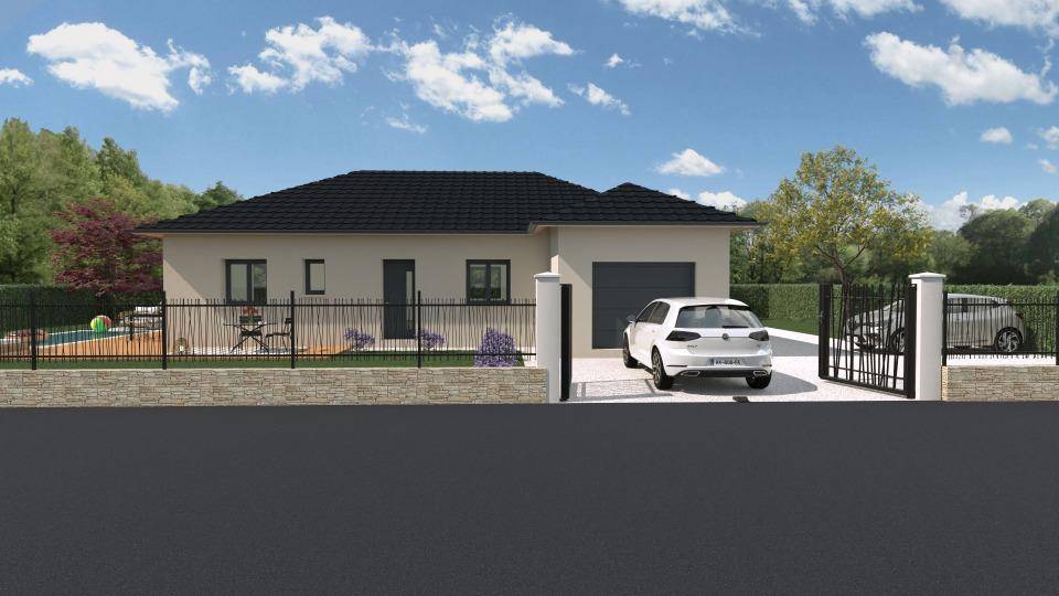 Programme terrain + maison à Artemare en Ain (01) de 100 m² à vendre au prix de 253200€ - 1