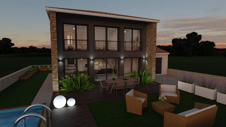 Programme terrain + maison à La Crau en Var (83) de 130 m² à vendre au prix de 715000€ - 1