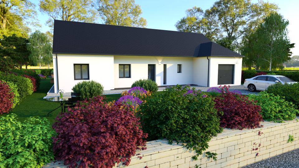 Programme terrain + maison à Saint-Éloy-de-Gy en Cher (18) de 146 m² à vendre au prix de 279000€ - 1