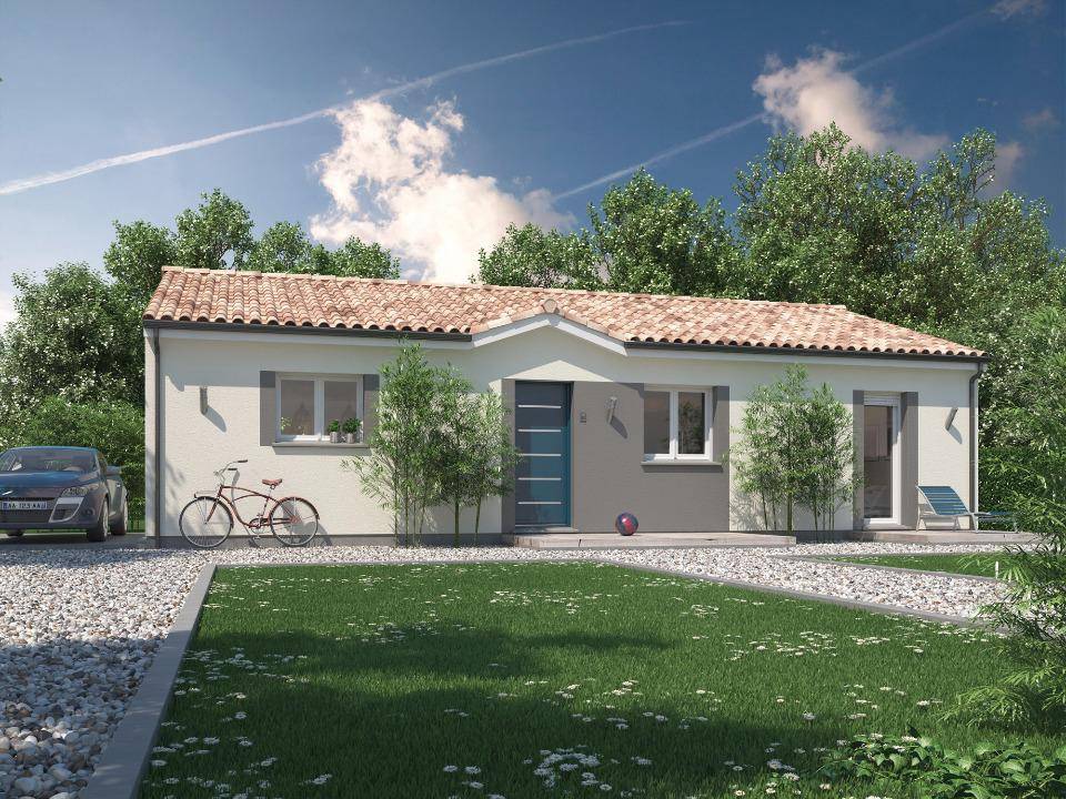 Programme terrain + maison à Andernos-les-Bains en Gironde (33) de 64 m² à vendre au prix de 457000€ - 1
