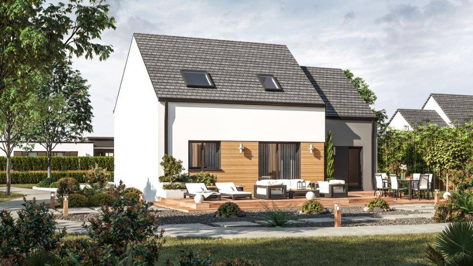 Programme terrain + maison à La Vicomté-sur-Rance en Côtes-d'Armor (22) de 76 m² à vendre au prix de 243000€ - 3