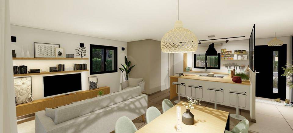 Programme terrain + maison à Artigues-près-Bordeaux en Gironde (33) de 101 m² à vendre au prix de 249194€ - 3