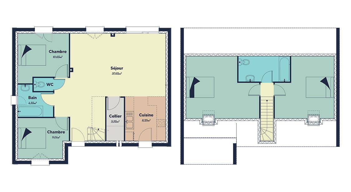Programme terrain + maison à Saint-Pouange en Aube (10) de 100 m² à vendre au prix de 149597€ - 3