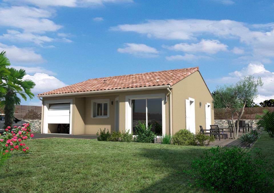 Programme terrain + maison à Rabastens en Tarn (81) de 67 m² à vendre au prix de 194000€ - 1