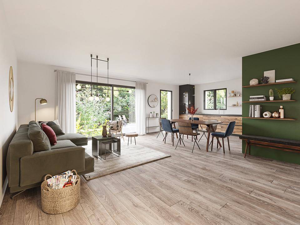 Programme terrain + maison à Alençon en Orne (61) de 85 m² à vendre au prix de 287800€ - 2