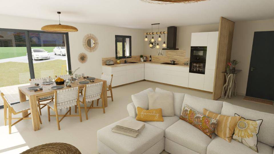 Programme terrain + maison à Saint-Julien-de-Peyrolas en Gard (30) de 100 m² à vendre au prix de 308000€ - 4