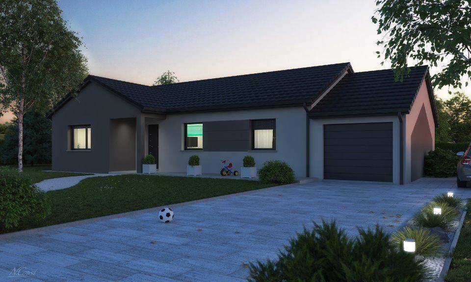 Programme terrain + maison à Condé-Northen en Moselle (57) de 90 m² à vendre au prix de 319000€ - 1