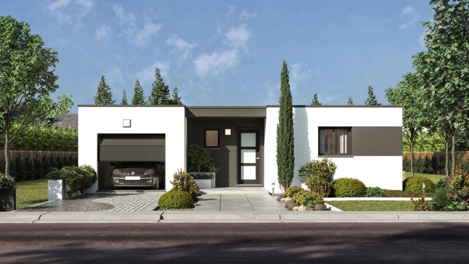 Programme terrain + maison à Ploudalmézeau en Finistère (29) de 75 m² à vendre au prix de 229800€ - 2