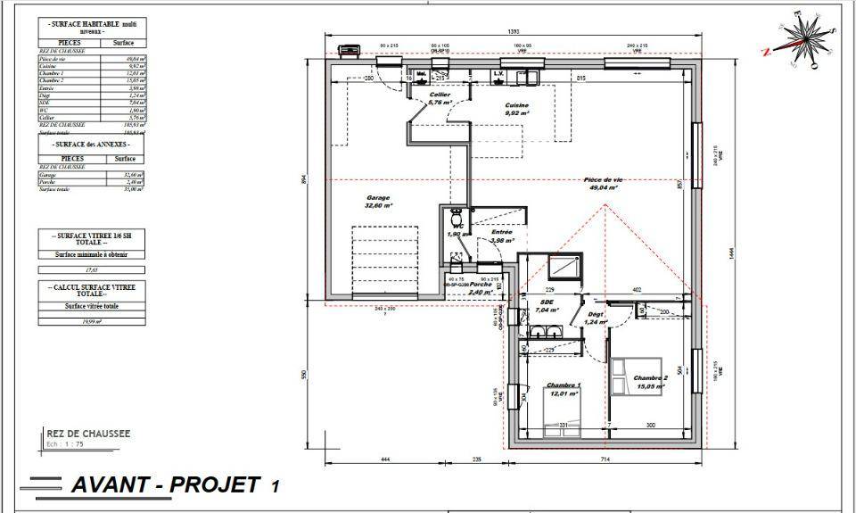 Programme terrain + maison à Saint-Bris-des-Bois en Charente-Maritime (17) de 105 m² à vendre au prix de 234000€ - 4