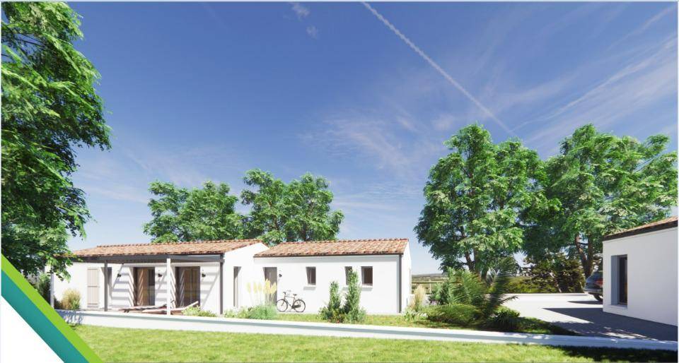 Programme terrain + maison à Tourriers en Charente (16) de 90 m² à vendre au prix de 272800€ - 1