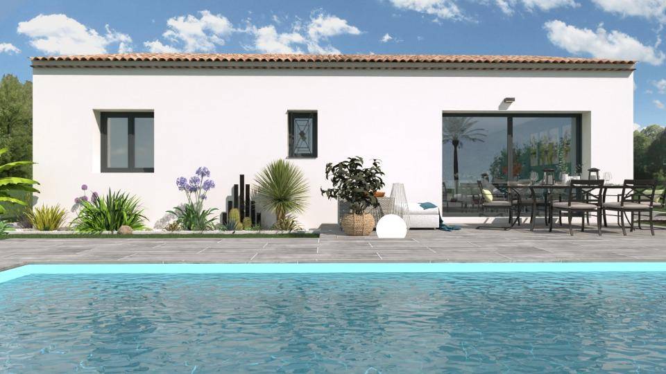 Programme terrain + maison à Grillon en Vaucluse (84) de 90 m² à vendre au prix de 260000€ - 1