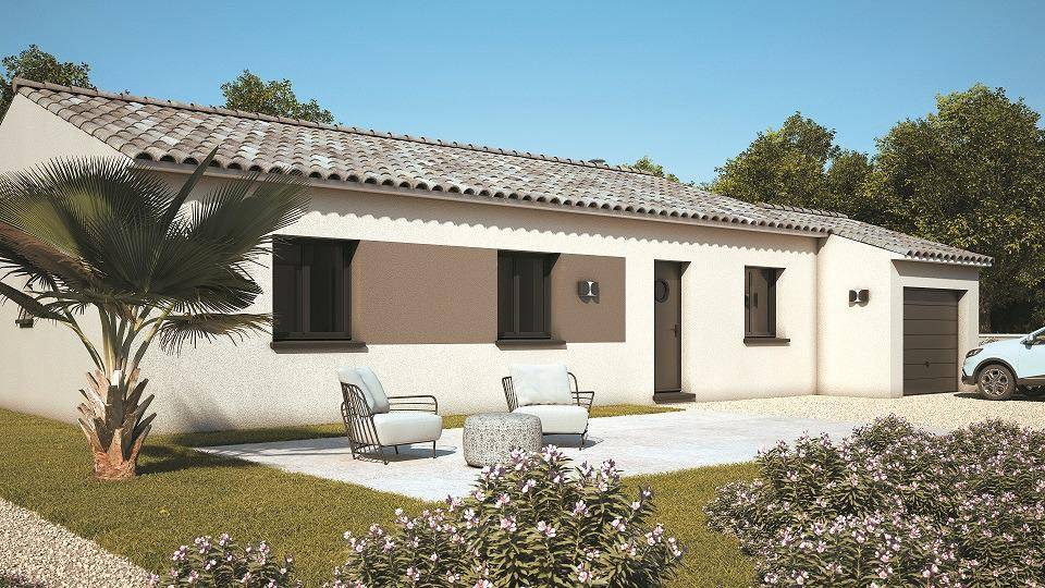 Programme terrain + maison à Charmes-sur-Rhône en Ardèche (07) de 120 m² à vendre au prix de 439000€ - 2