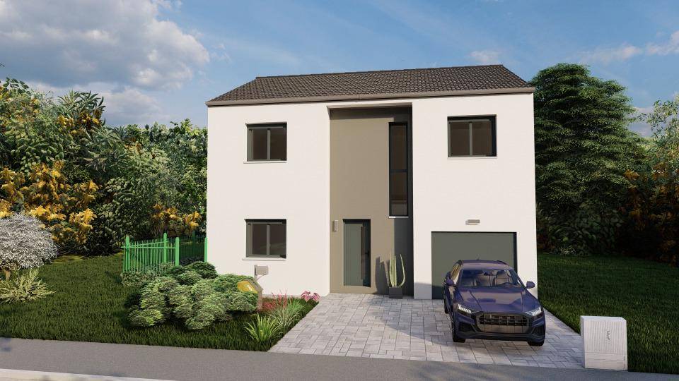 Programme terrain + maison à Metzeresche en Moselle (57) de 101 m² à vendre au prix de 294000€ - 2