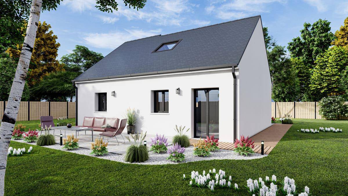 Programme terrain + maison à Châtelain en Mayenne (53) de 91 m² à vendre au prix de 238293€ - 2