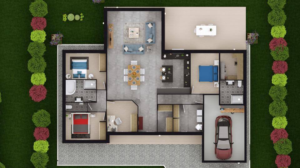Programme terrain + maison à Saint-Just en Cher (18) de 146 m² à vendre au prix de 274000€ - 4